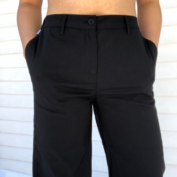 NWOT Vallier High Waisted Black Wide Chino Pant - Picture 7 of 13